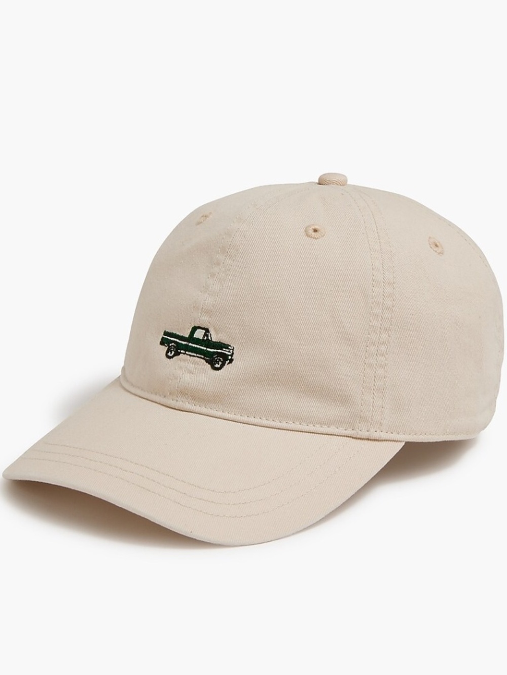 J Crew Factory Mens/unisex Washed Critter Hat Truck Hat Stone One Size adjustabl